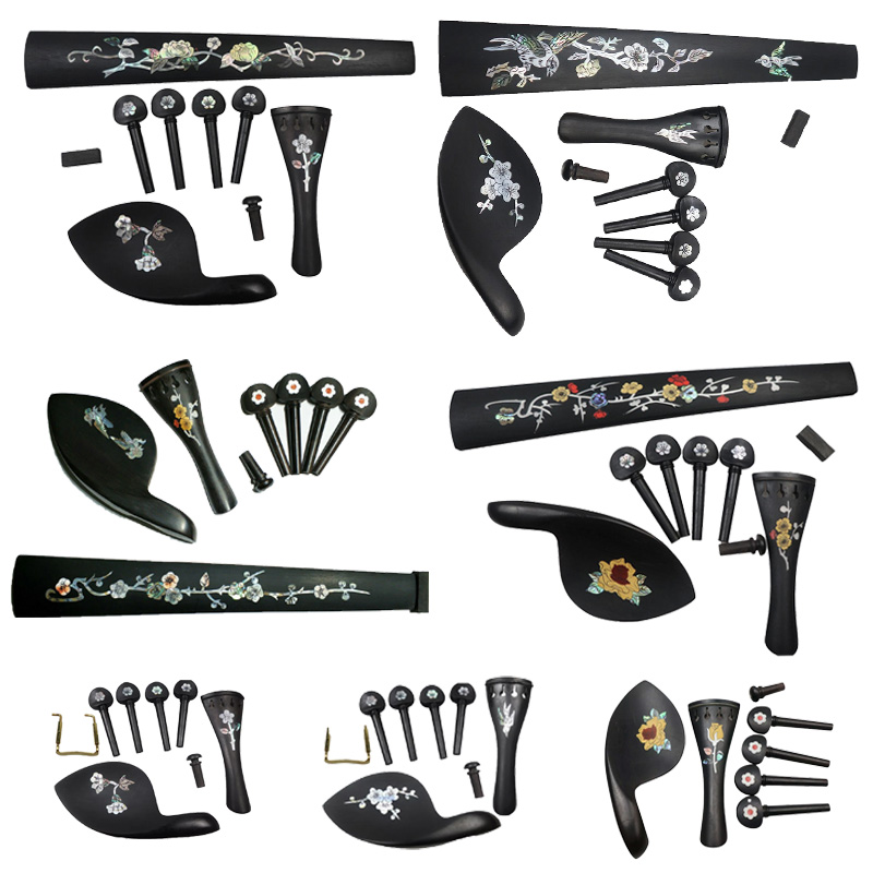 Musical Instrument Cello - Ebony inlay Pearl shells Violin Accessories