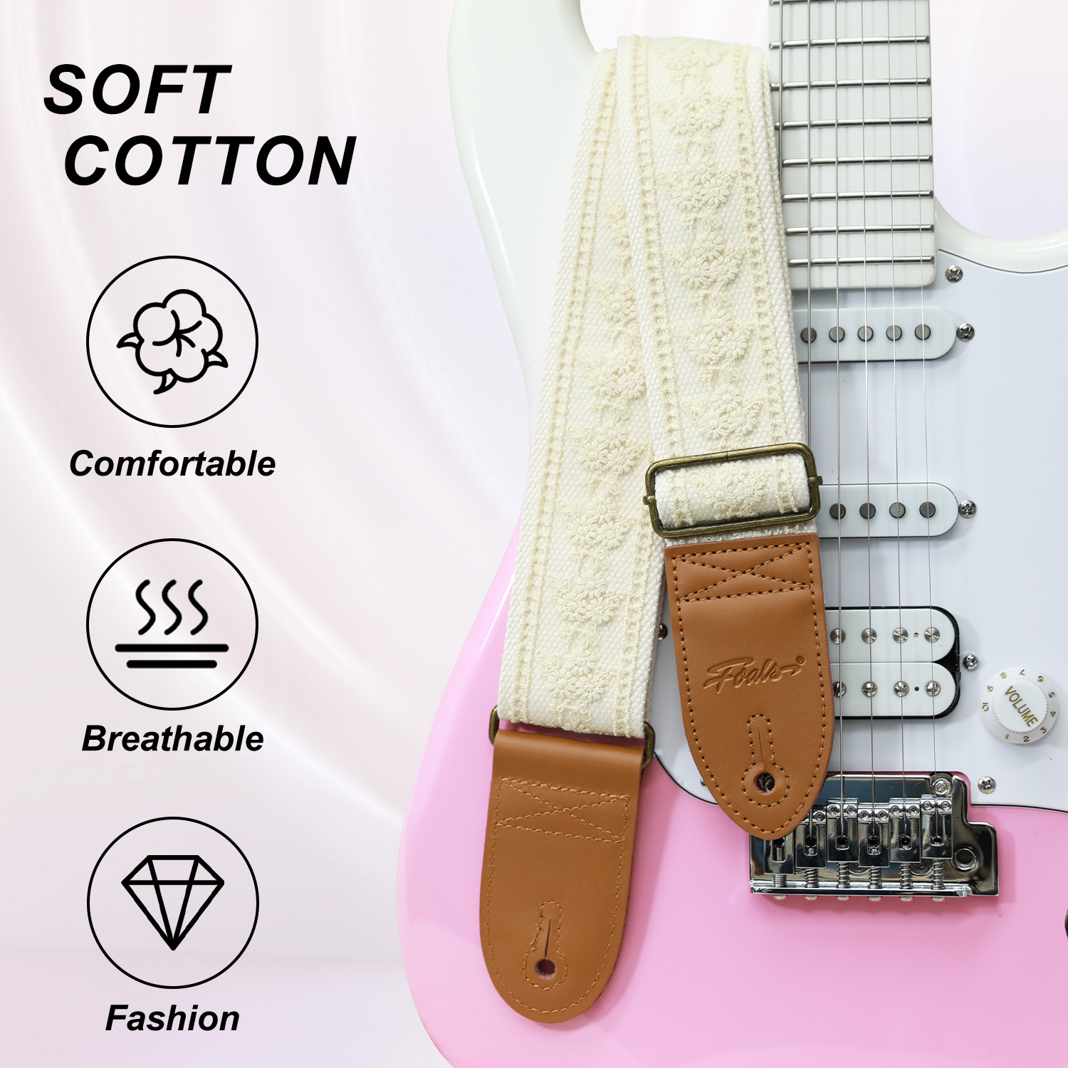FOALS Guitar Straps Folk Bass  - Musical Instrument Types recension och pris