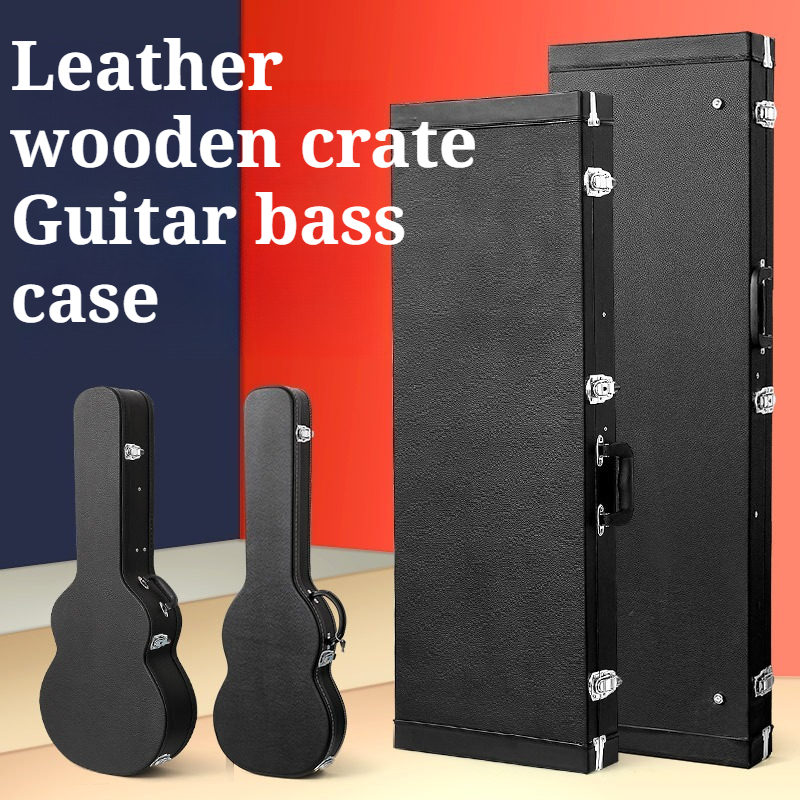 Leather Wooden Electric Guitar - Musical Instrument Box recension och pris