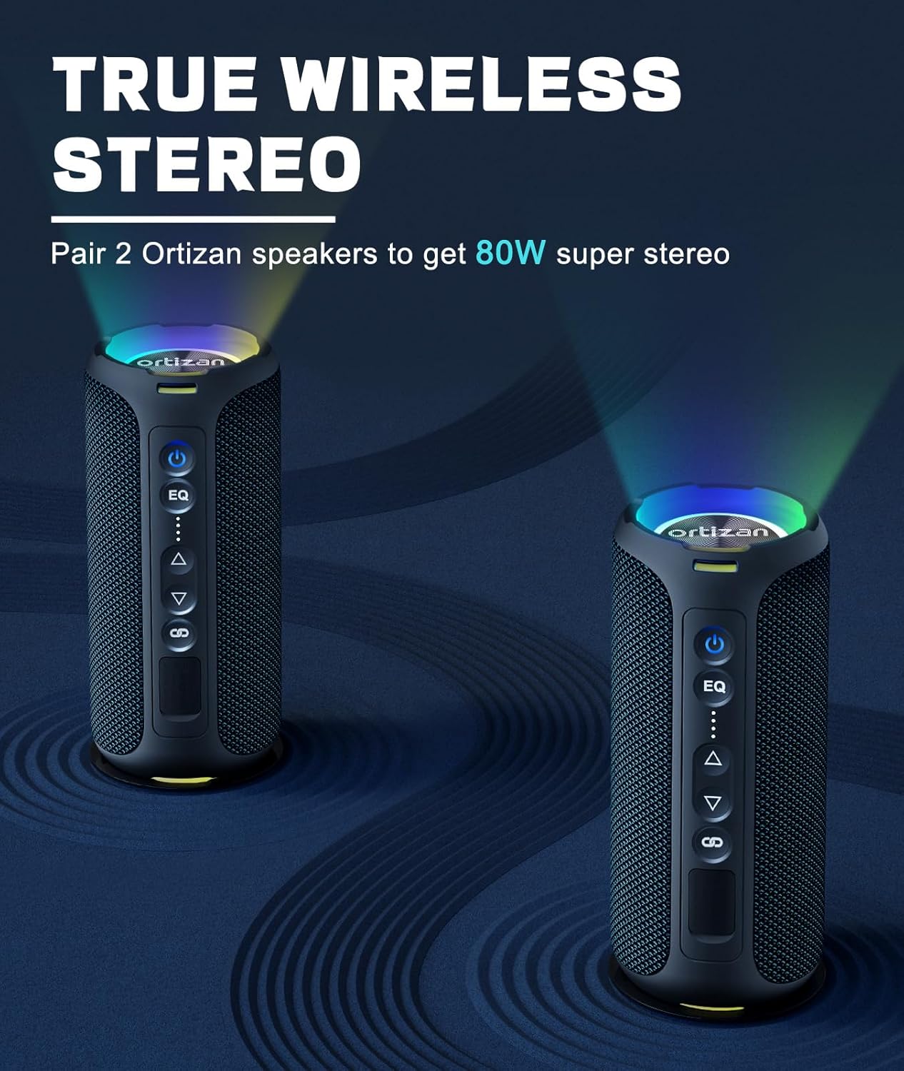 Ortizan Bluetooth Speakers 40W - Musical Instrument Vector recension och pris