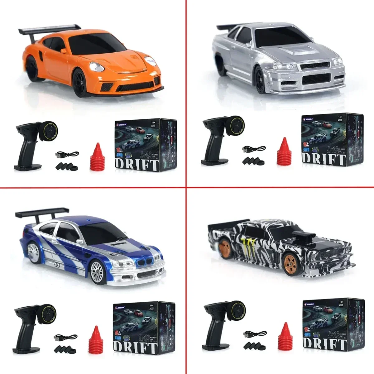 2.4G RC Drift Car 1/43 4WD Rem - Jbl Speaker Go 4 recension och pris