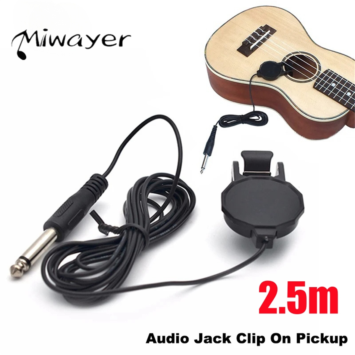 Audio Jack Clip On Pickup for  - Musical Instrument Types recension och pris