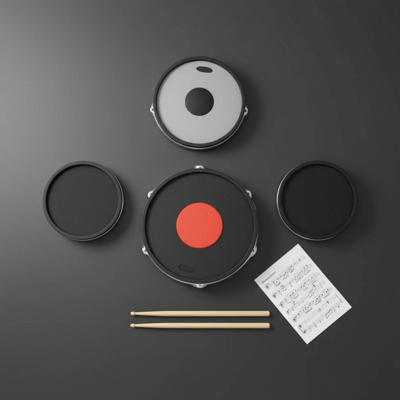 Rubber Drum and Cymbal Mutes N - Musical Instrument Set recension och pris