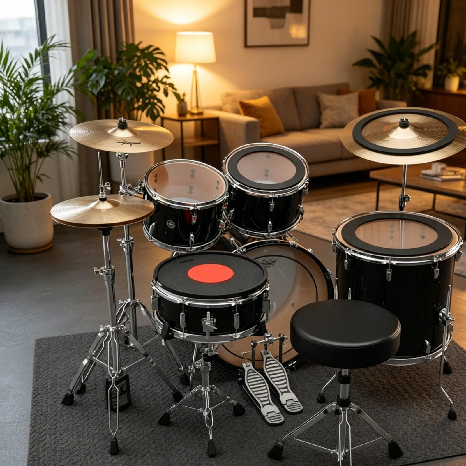 Rubber Drum and Cymbal Mutes N - Musical Instrument Set recension och pris