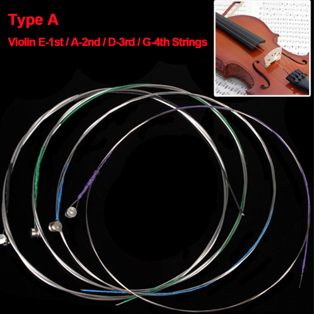 4pcs/set Violin Strings E-A-D- - Musical Instrument Set recension och pris