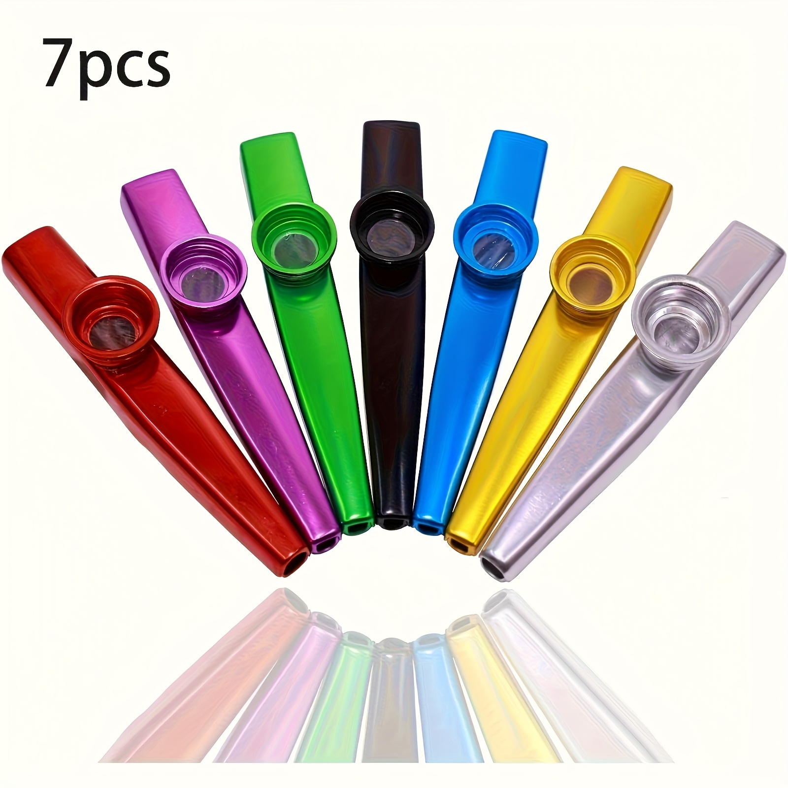7pcs Metal Kazoos Simple Desig - Musical Instrument Types recension och pris