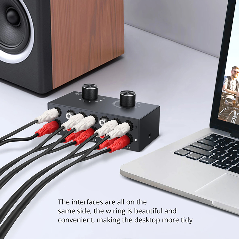 6 Way Audio Switcher Selector  - Musical Instrument Vector recension och pris