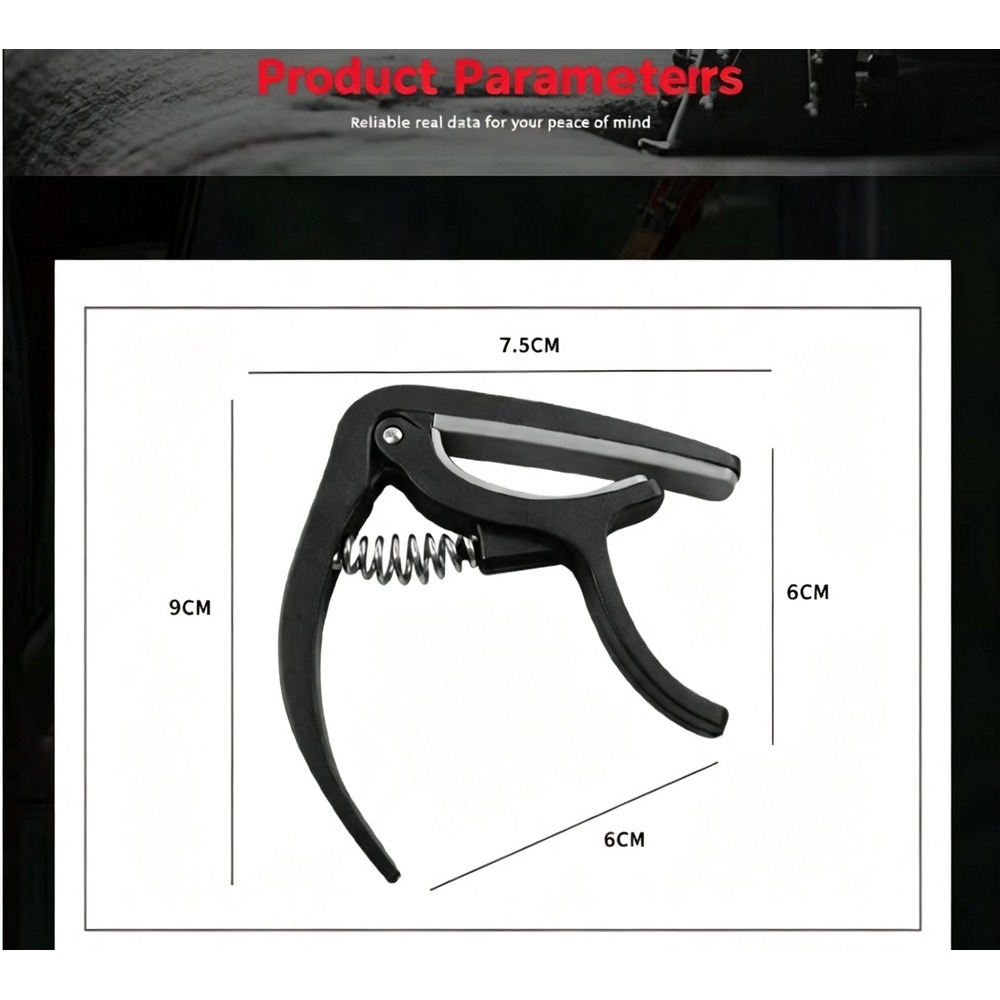 2 in 1 Guitar Capo with Bridge - Musical Instrument Types recension och pris