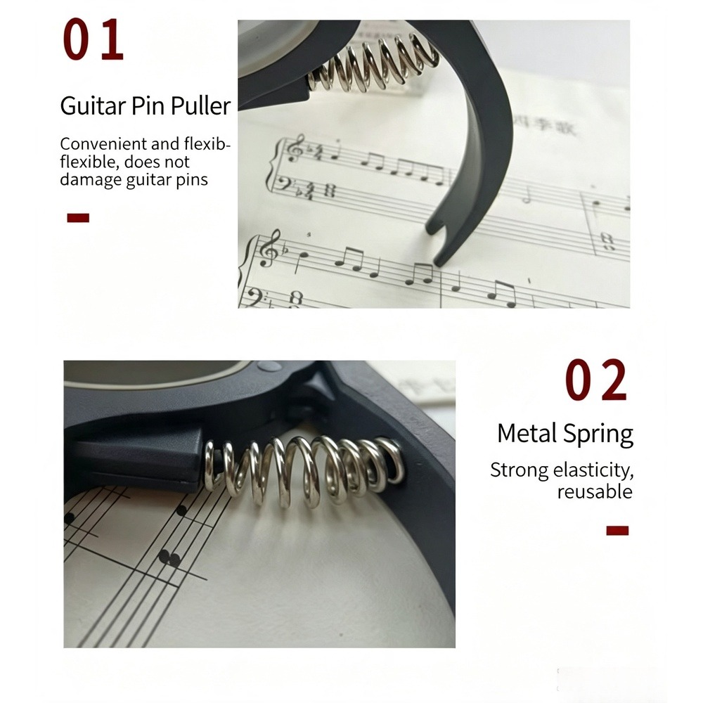2 in 1 Guitar Capo with Bridge - Musical Instrument Types recension och pris
