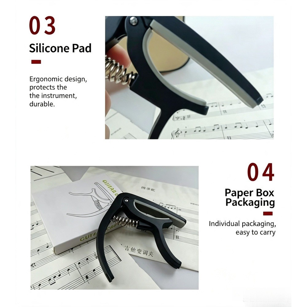 2 in 1 Guitar Capo with Bridge - Musical Instrument Types recension och pris