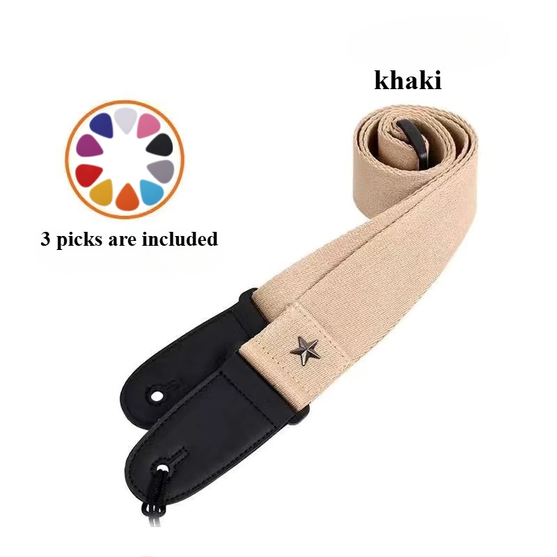 Embroidered Cross Guitar Strap - Musical Instrument Types recension och pris