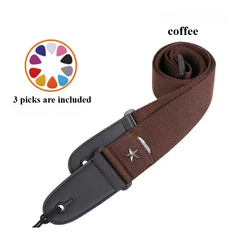 Embroidered Cross Guitar Strap - Musical Instrument Types recension och pris
