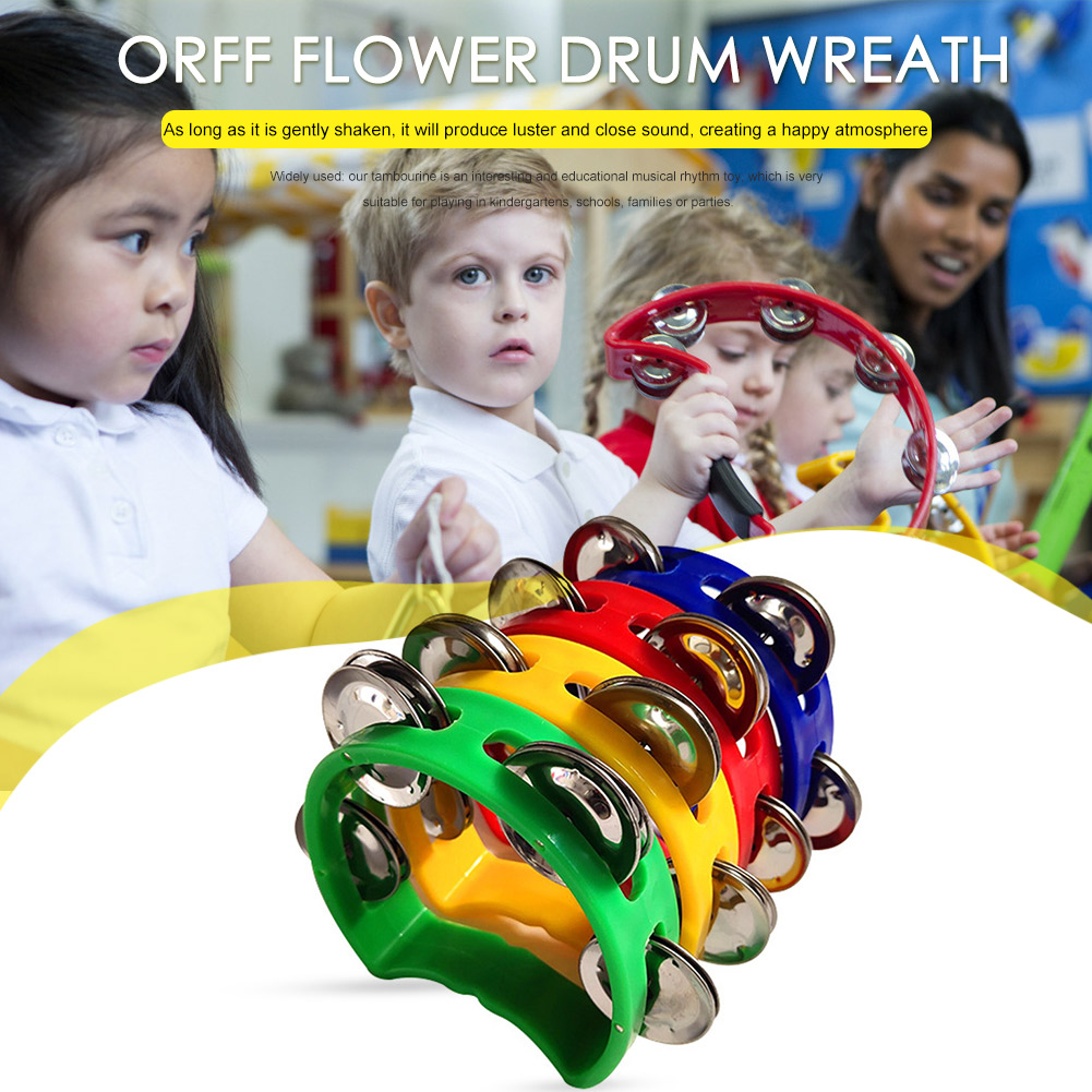 4pcs Tambourine Jingles Rattle - Musical Instrument Types recension och pris