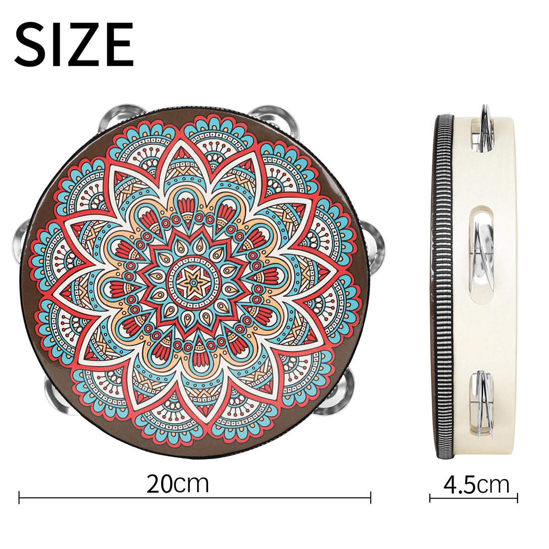 IRIN 8Inch Single Row Ancient  - Musical Instrument Types recension och pris