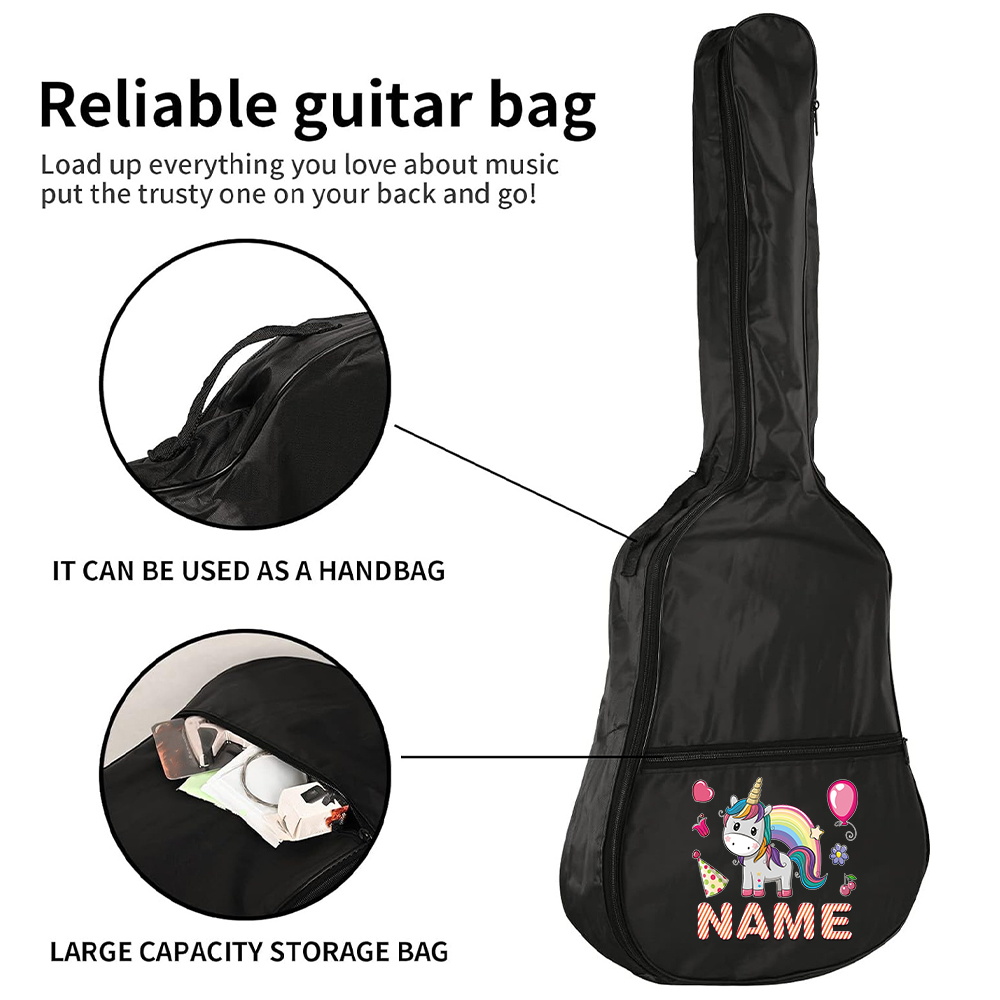 Customized Name Guitar Bag 36- - Musical Instrument And Name recension och pris