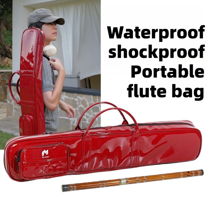 Lacquer Skin Bamboo Flute Bag  - Musical Instrument Set recension och pris