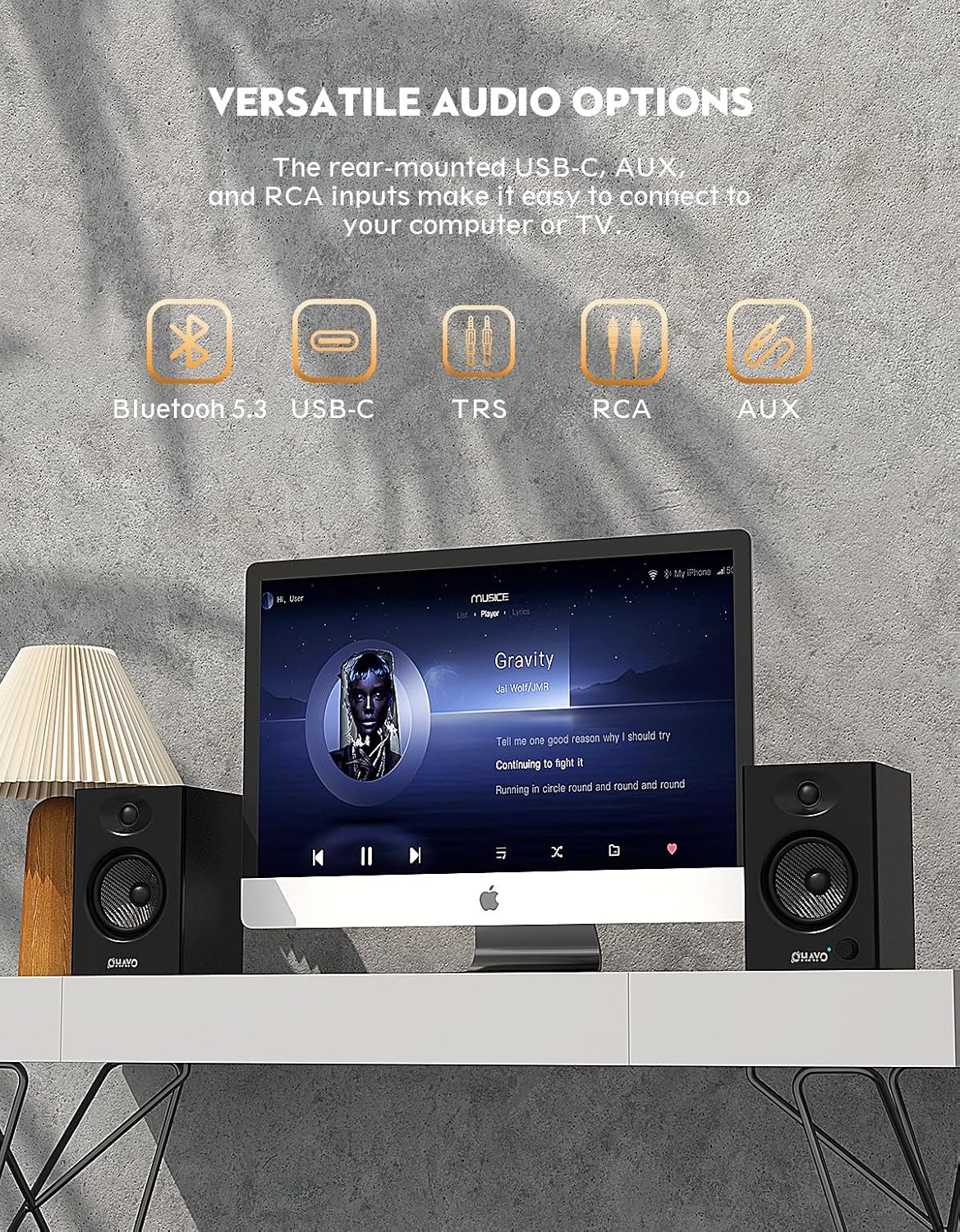 OHAYO 60W Computer Speakers fo - Musical Instrument Vector recension och pris