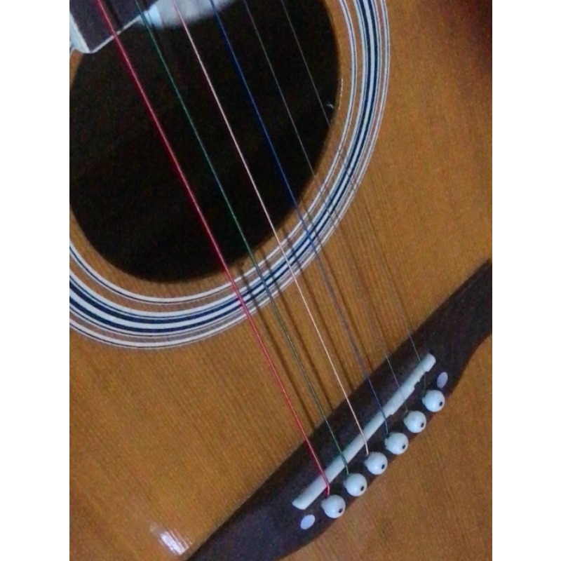 Wooden Acoustic Guitar Second  - Musical Instrument Set recension och pris