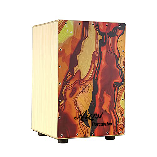 Colour Wood Hand Cajon Box Dru - Musical Instrument Box recension och pris