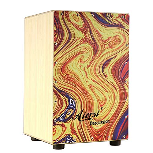 Colour Wood Hand Cajon Box Dru - Musical Instrument Box recension och pris